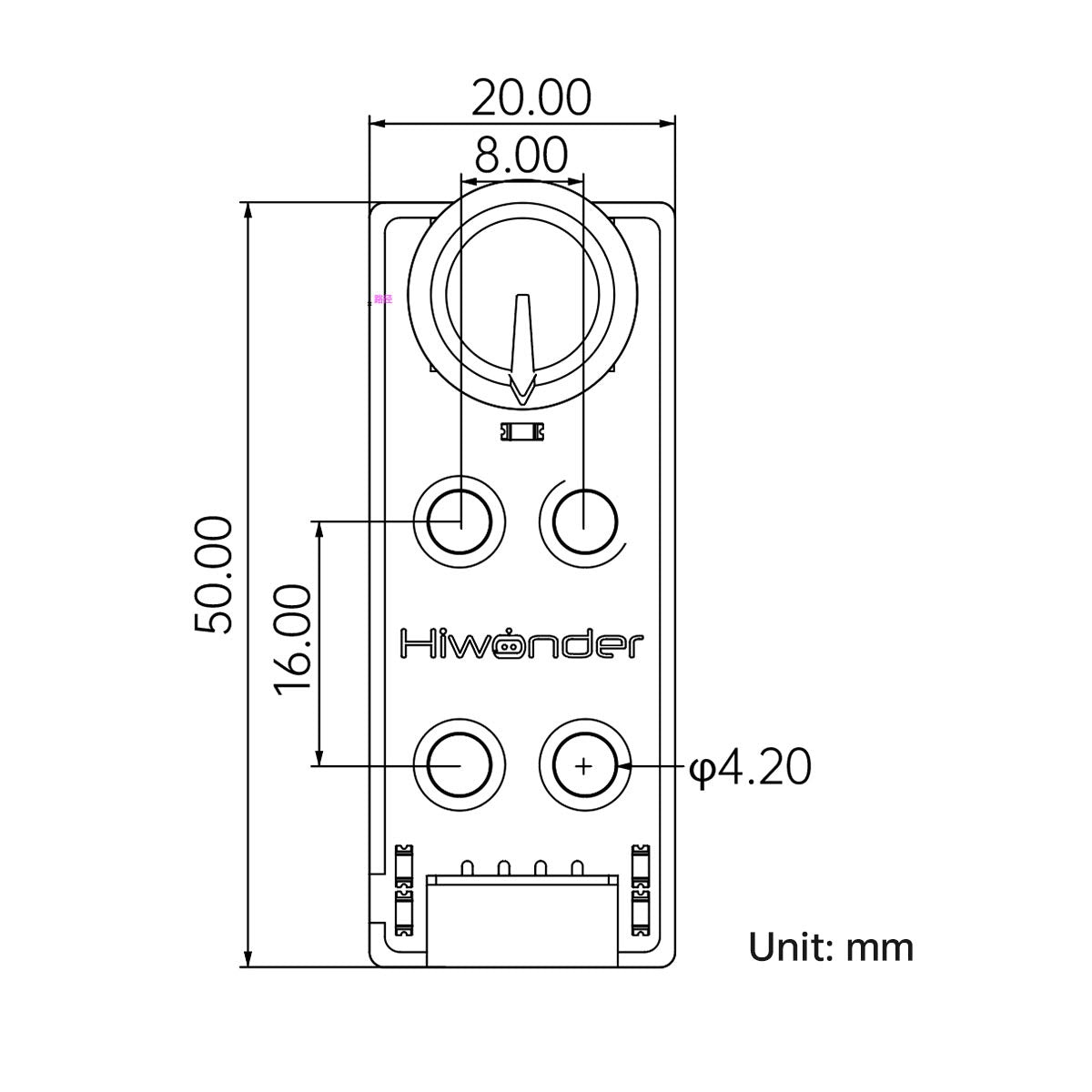 Image of Knob Module Robot Sensor Compatible with Arduino Raspberry Pi Jetson Nano micro:bit