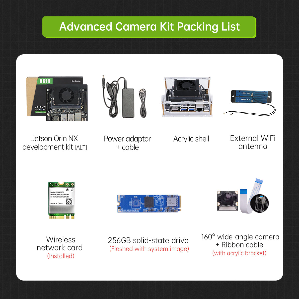 Image of Jetson Orin NX Kit — Advanced Camera Kit