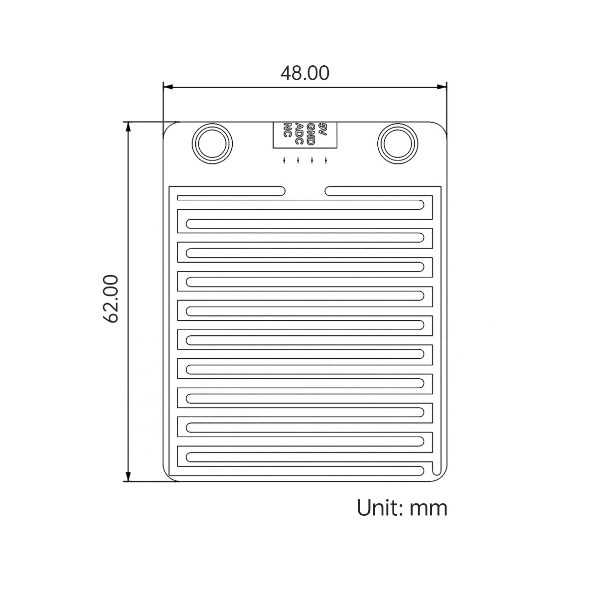 Image of Raindrop Sensor for Automatic Watering System Compatible with Arduino Raspberry Pi Jetson Nano micro:bit