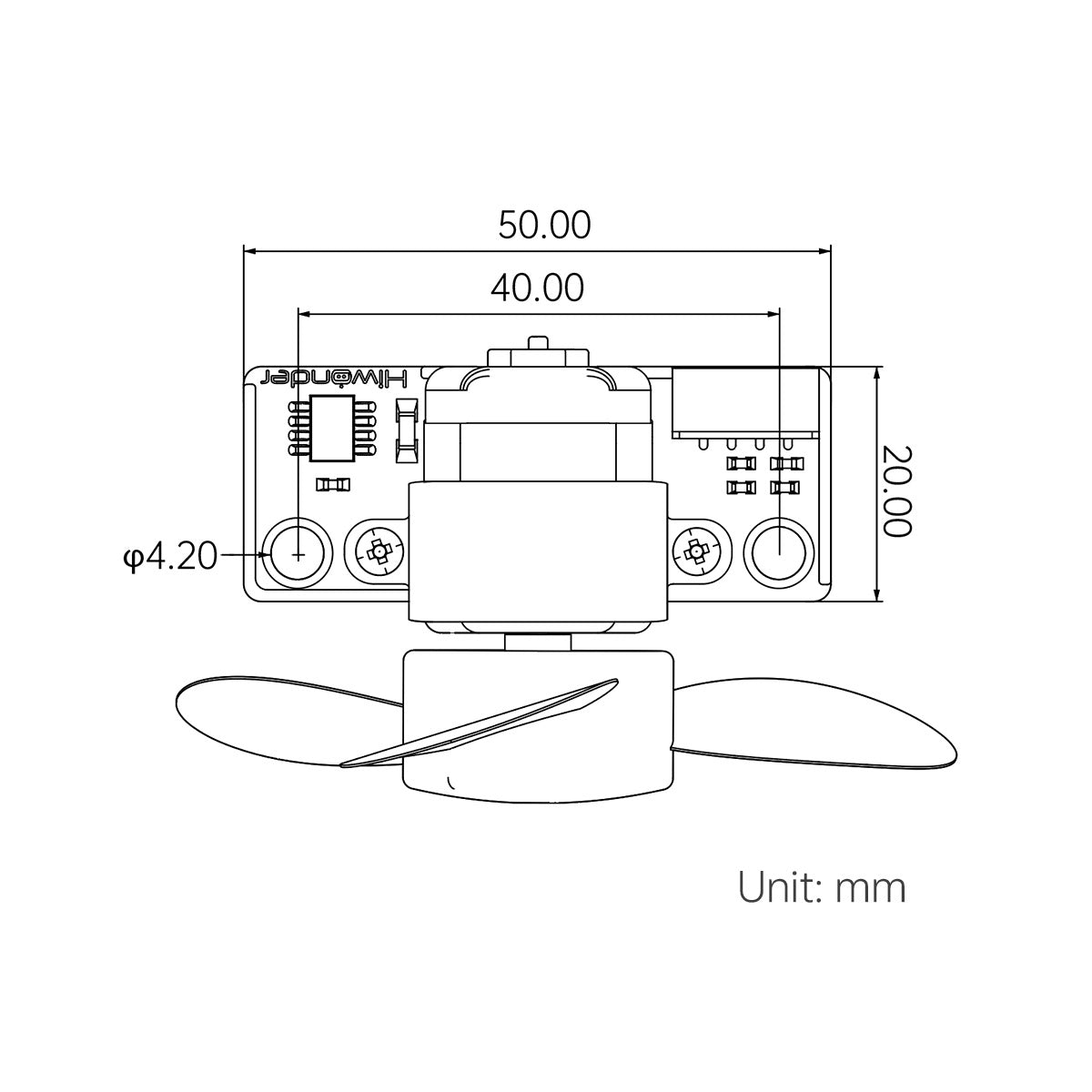 Image of Fan Module Robot Module Compatible Arduino Raspberry Pi micro:bit