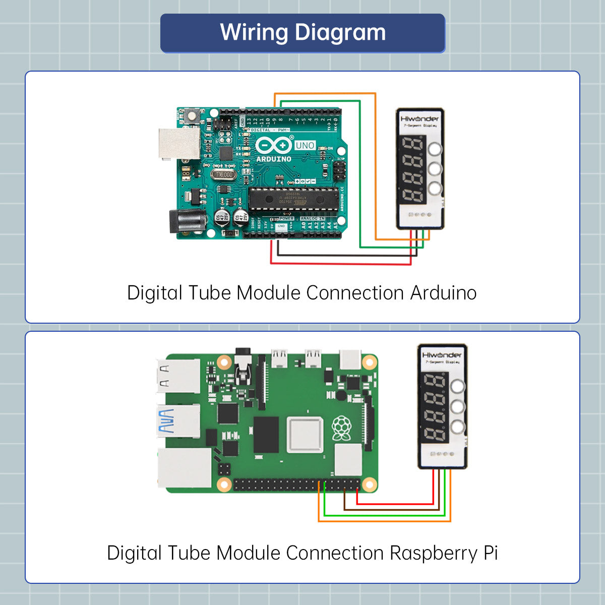 Image of Digital Tube Module Robot Module Compatible Arduino Raspberry Pi micro:bit