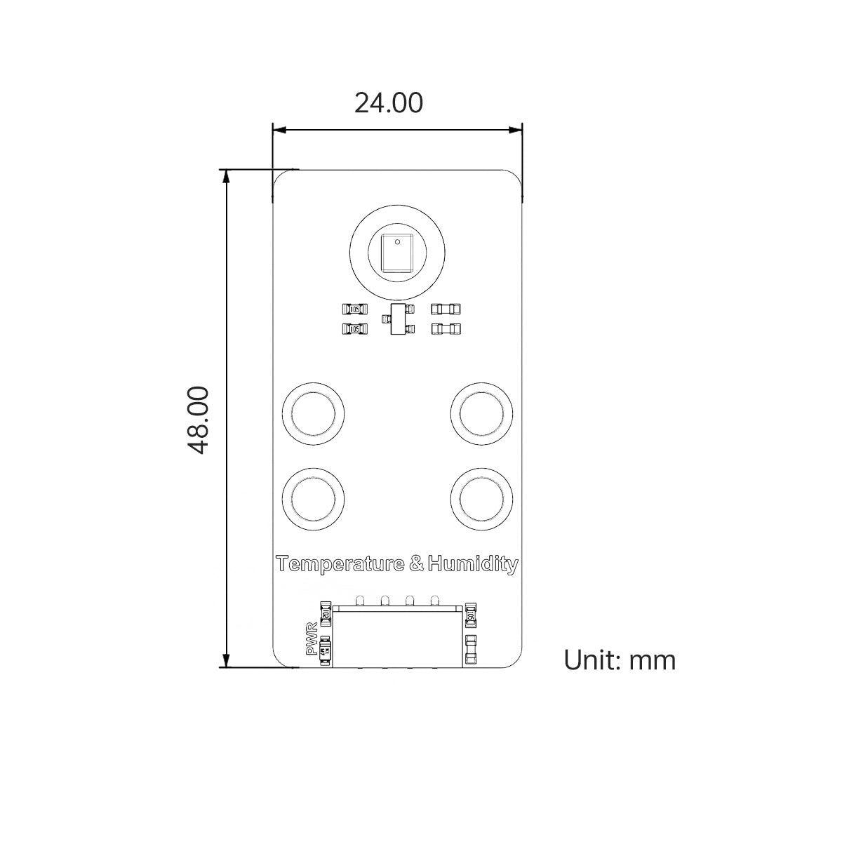 Image of Temperature and Humidity Sensor Robot Sensor Compatible with Arduino Raspberry Pi Jetson Nano micro:bit