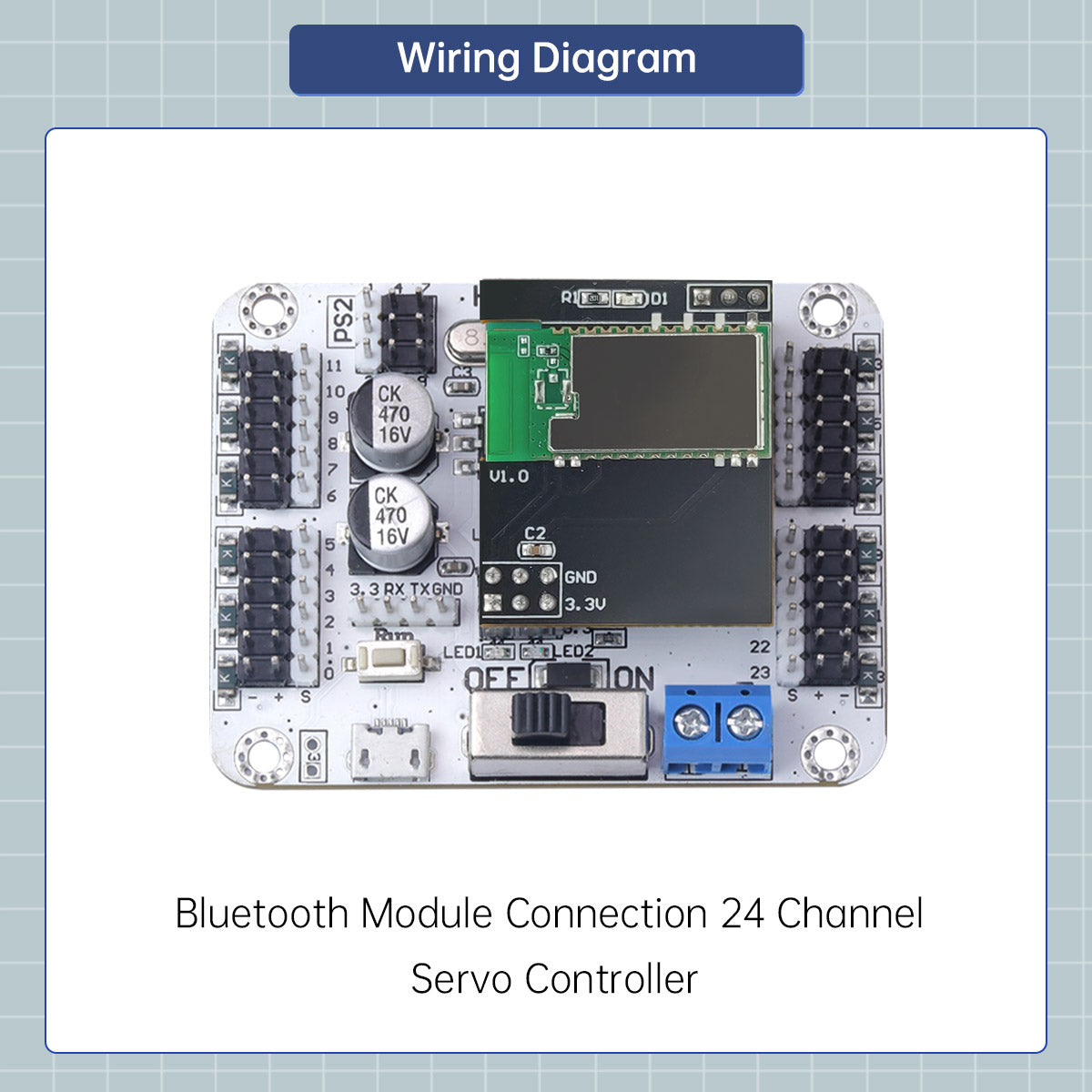 Image of Bluetooth Module Compatible with Servo Controller