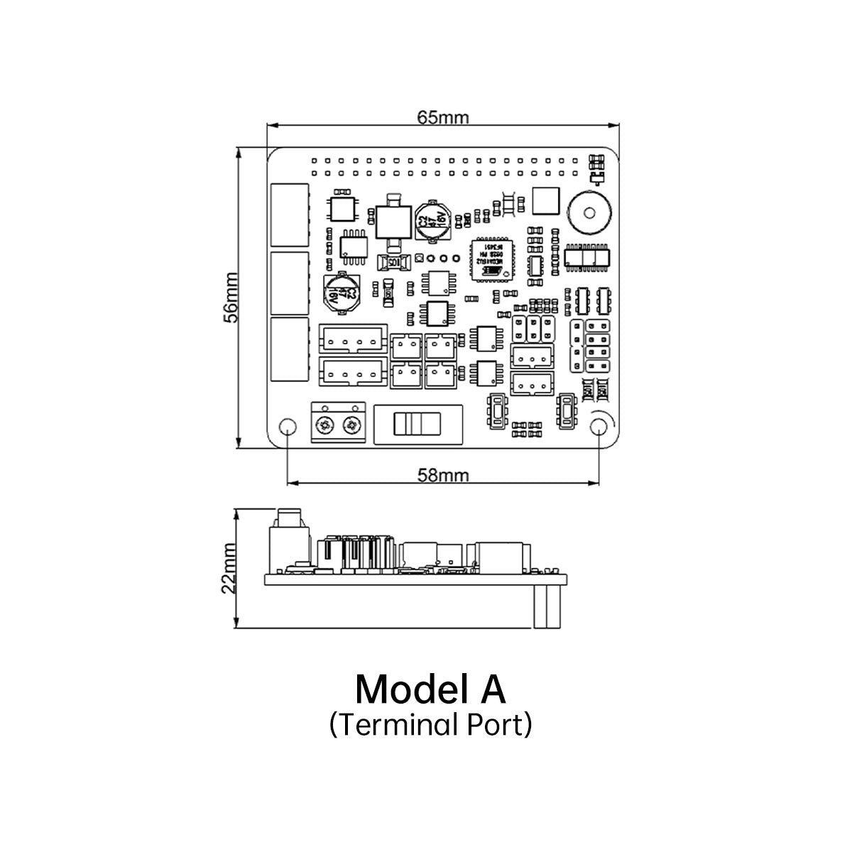 Image of Raspberry Pi 5 Expansion Board Servo Motor Driver ROS Robot Arm Smart Car Controller