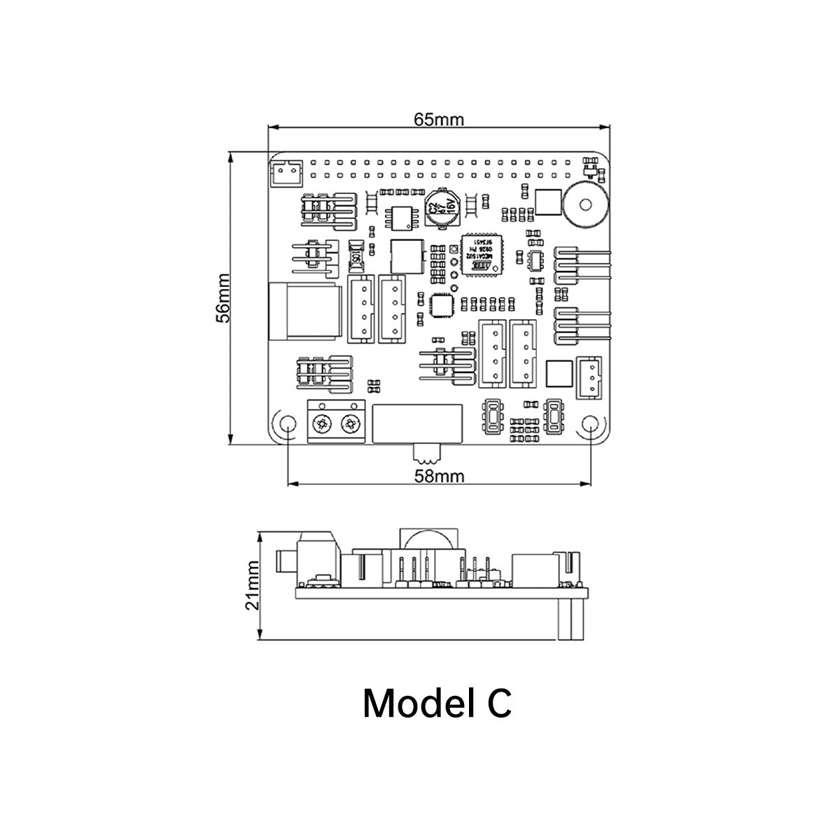 Image of Raspberry Pi 5 Expansion Board Servo Motor Driver ROS Robot Arm Smart Car Controller