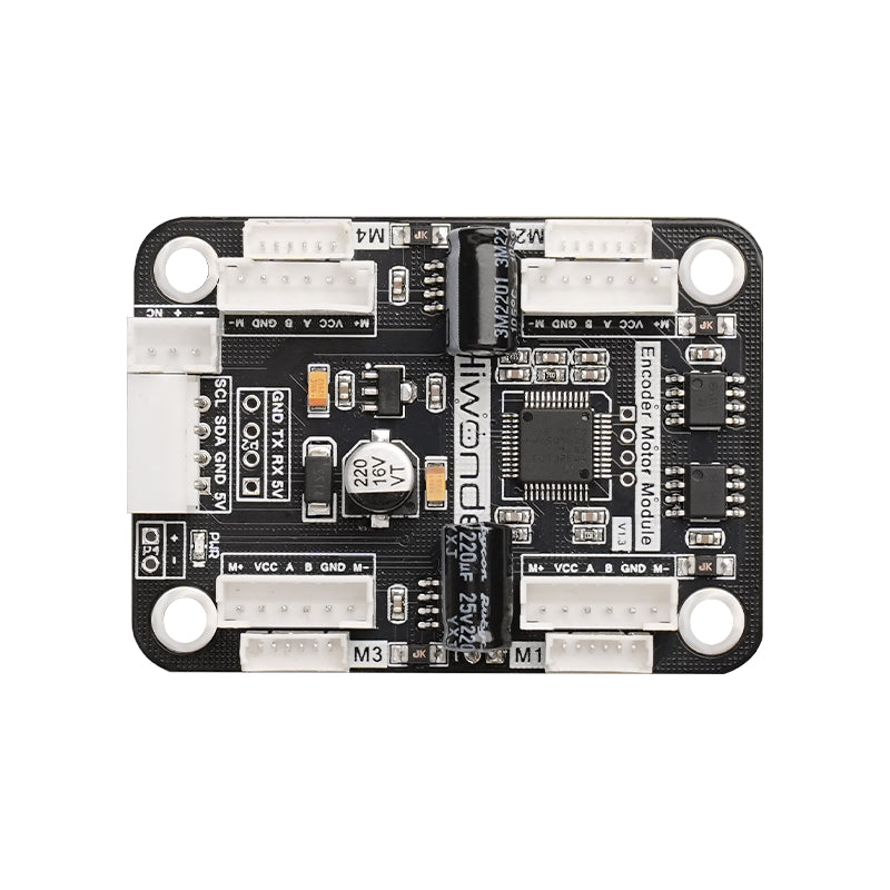 Image of 4-Channel Encoder Motor Driver Onboard Voltage Regulation for Intelligent Car