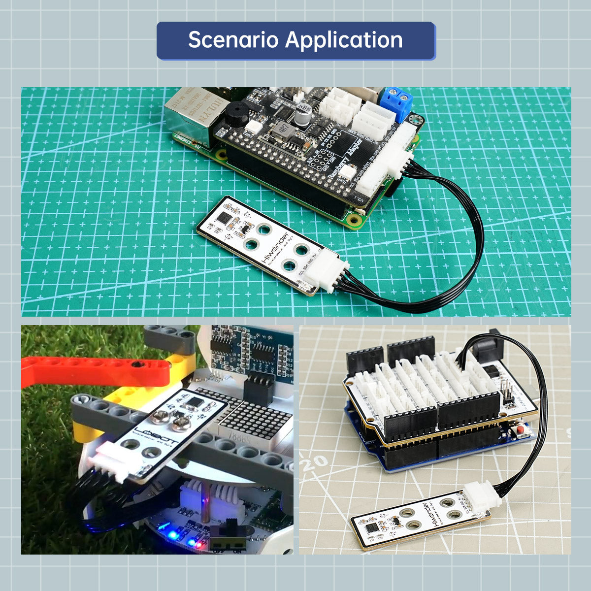 Image of Acceleration Sensor Robot Sensor Compatible with Arduino Raspberry Pi Jetson Nano micro:bit