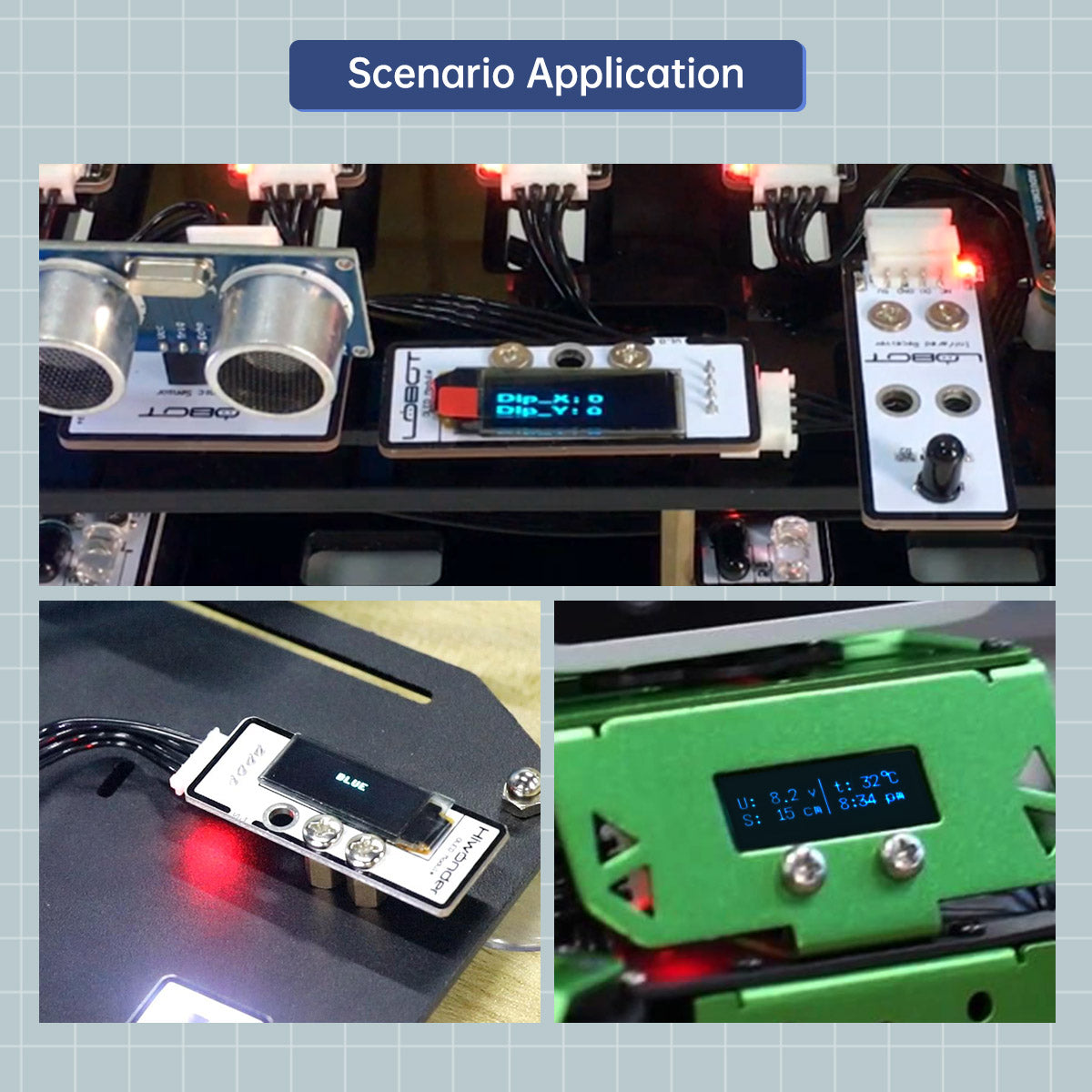 Image of OLED Display Module Robot Module Compatible Arduino Raspberry Pi micro:bit