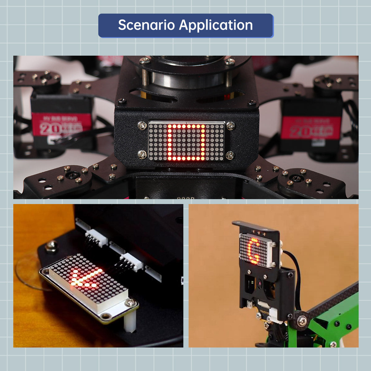 Image of Dot Matrix Module Robot Car LED Light Module DIY MCU Control