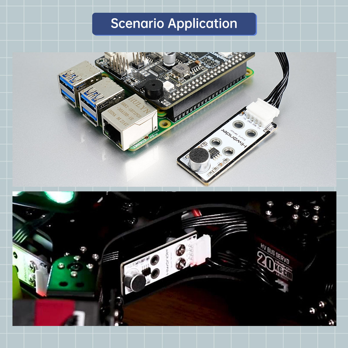Image of Sound Sensor Robot Sensor Compatible with Arduino Raspberry Pi Jetson Nano micro:bit