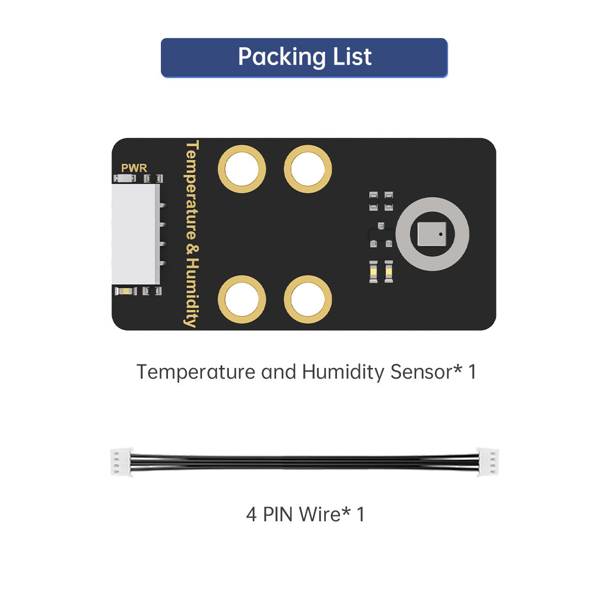 Image of Temperature and Humidity Sensor Robot Sensor Compatible with Arduino Raspberry Pi Jetson Nano micro:bit