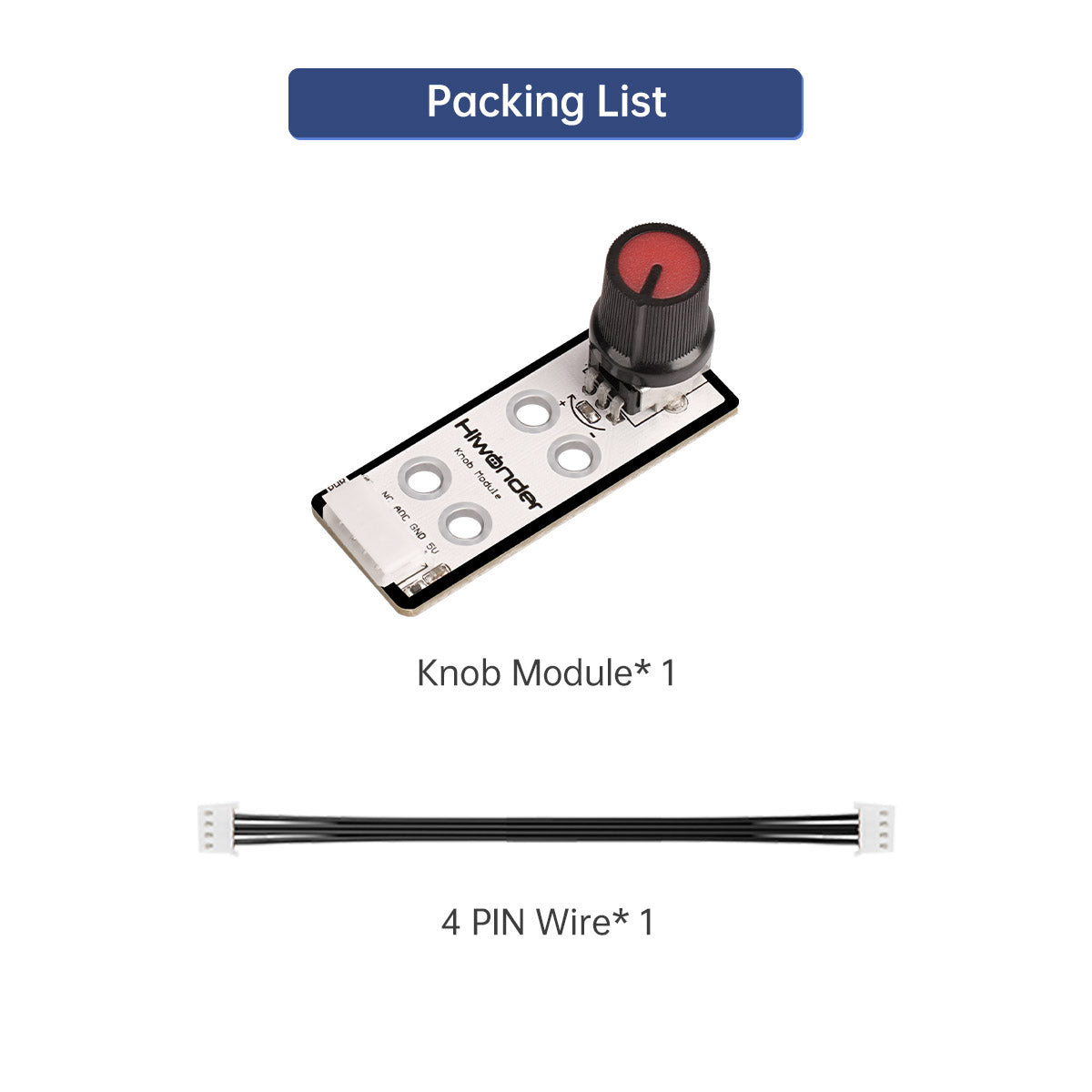 Image of Knob Module Robot Sensor Compatible with Arduino Raspberry Pi Jetson Nano micro:bit