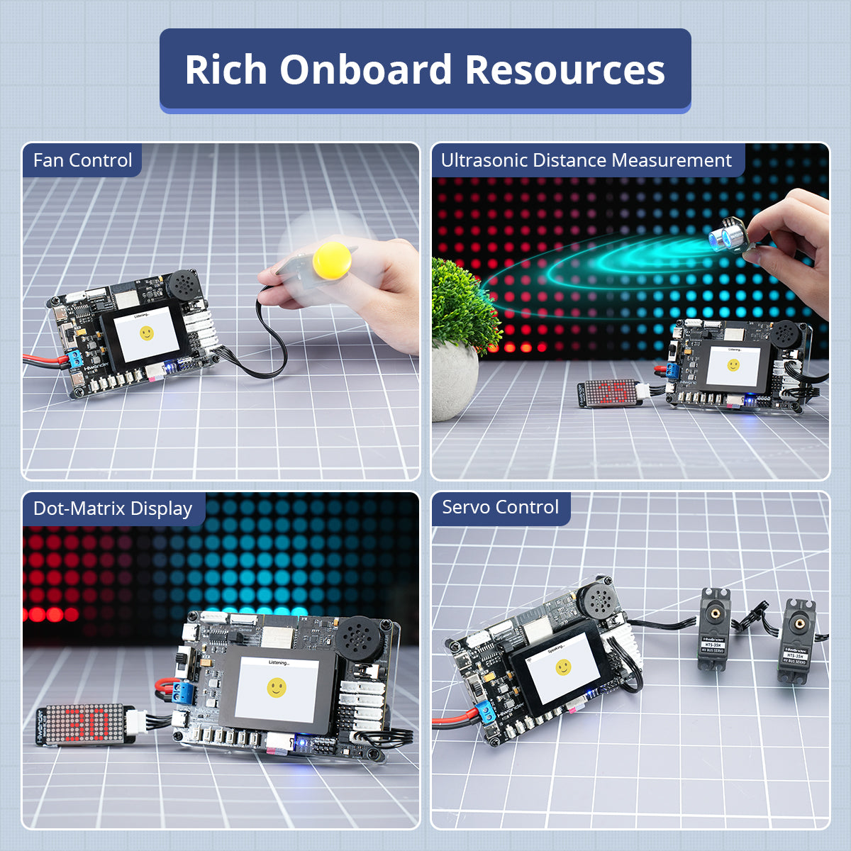 Image of ESP32-S3 Development Board AI Vision Smart Chat LLMs Robot Programming Kit