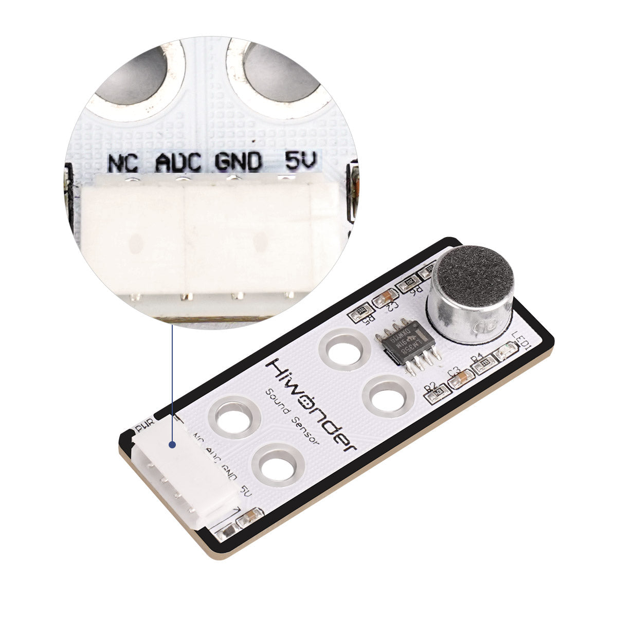 Image of Sound Sensor Robot Sensor Compatible with Arduino Raspberry Pi Jetson Nano micro:bit