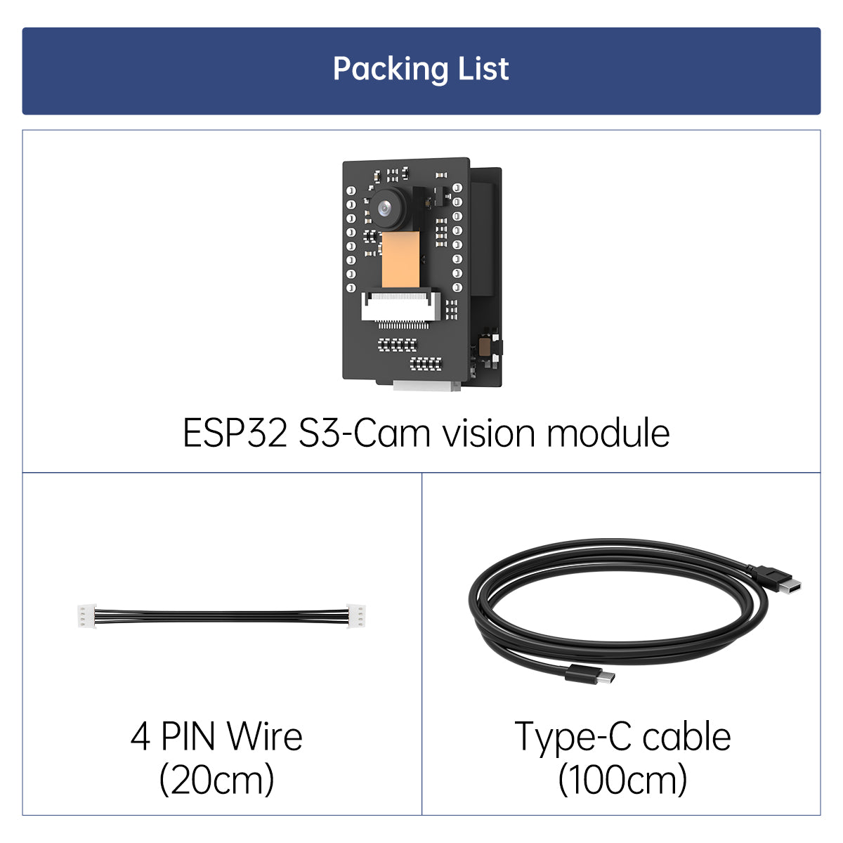 Image of ESP32 S3-Cam AI Vision Module WiFi Real-Time Image Transmission IoT Robot
