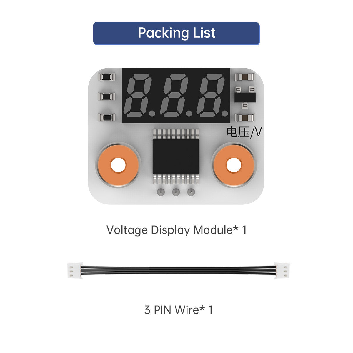 Image of Voltage Display Module Compatible with Robot