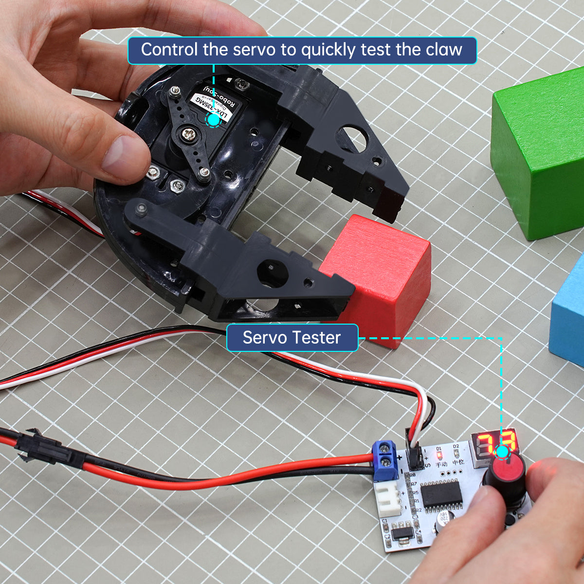 Image of Plastic Gripper for Robot and Smart Car