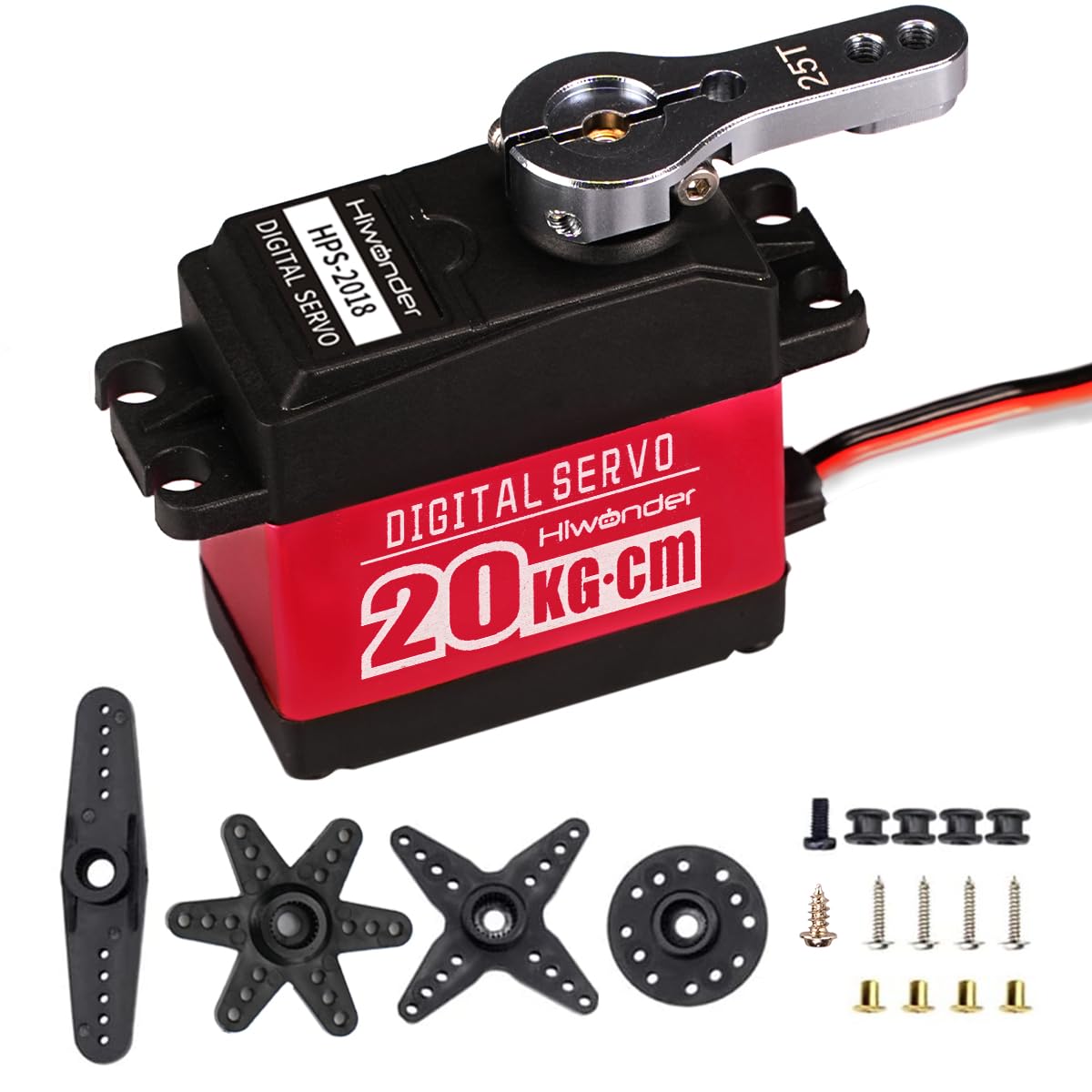 Image of HPS-2018 Full Metal Gear Digital Servo 20kg High Torque