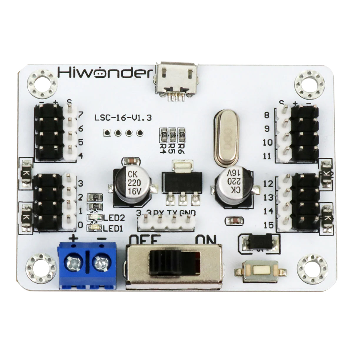 Image of LSC-16 16 Channel Servo Controller with Over-Current Protection