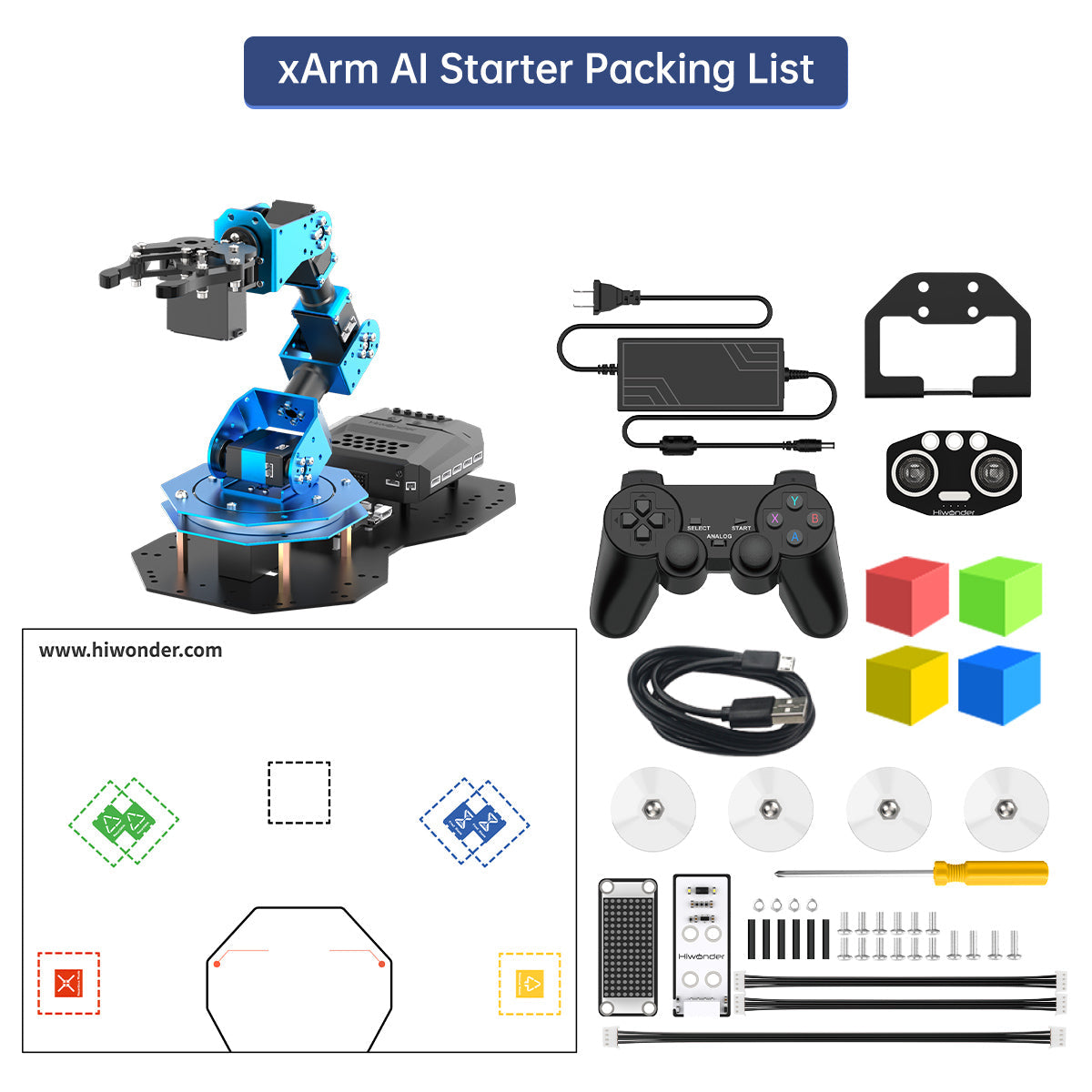 Image of xArm AI Desktop Programmable Robot Arm AI Vision Voice Arduino Scratch Python