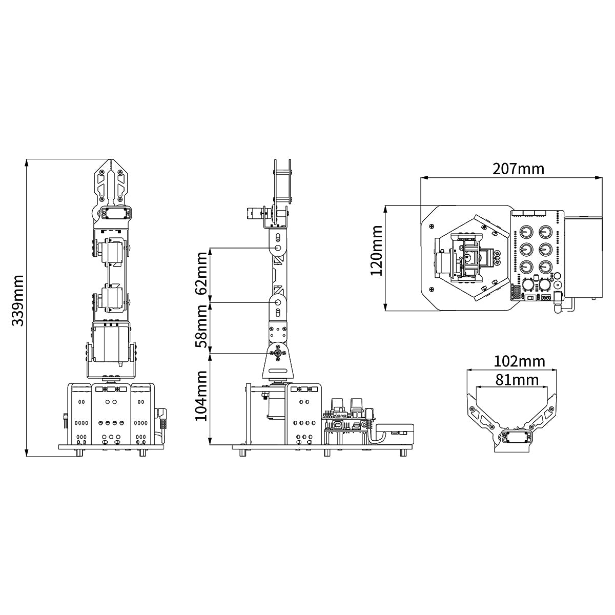 Image of miniArm robotic arm