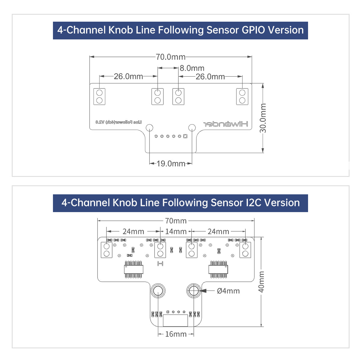 Image of 4-Channel IR Line Follower Sensor Module Tracking Obstacle Avoidance