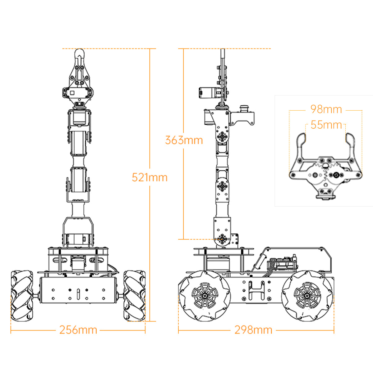 Image of ArmPi Pro robot