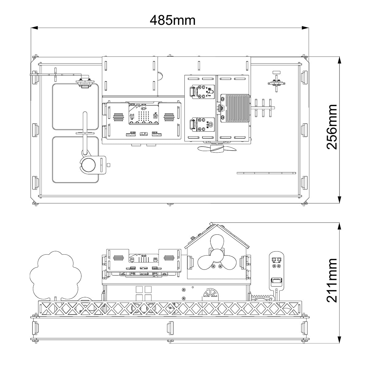 Image of IoT Smart House Kit Electronic DIY Education micro:bit Programming