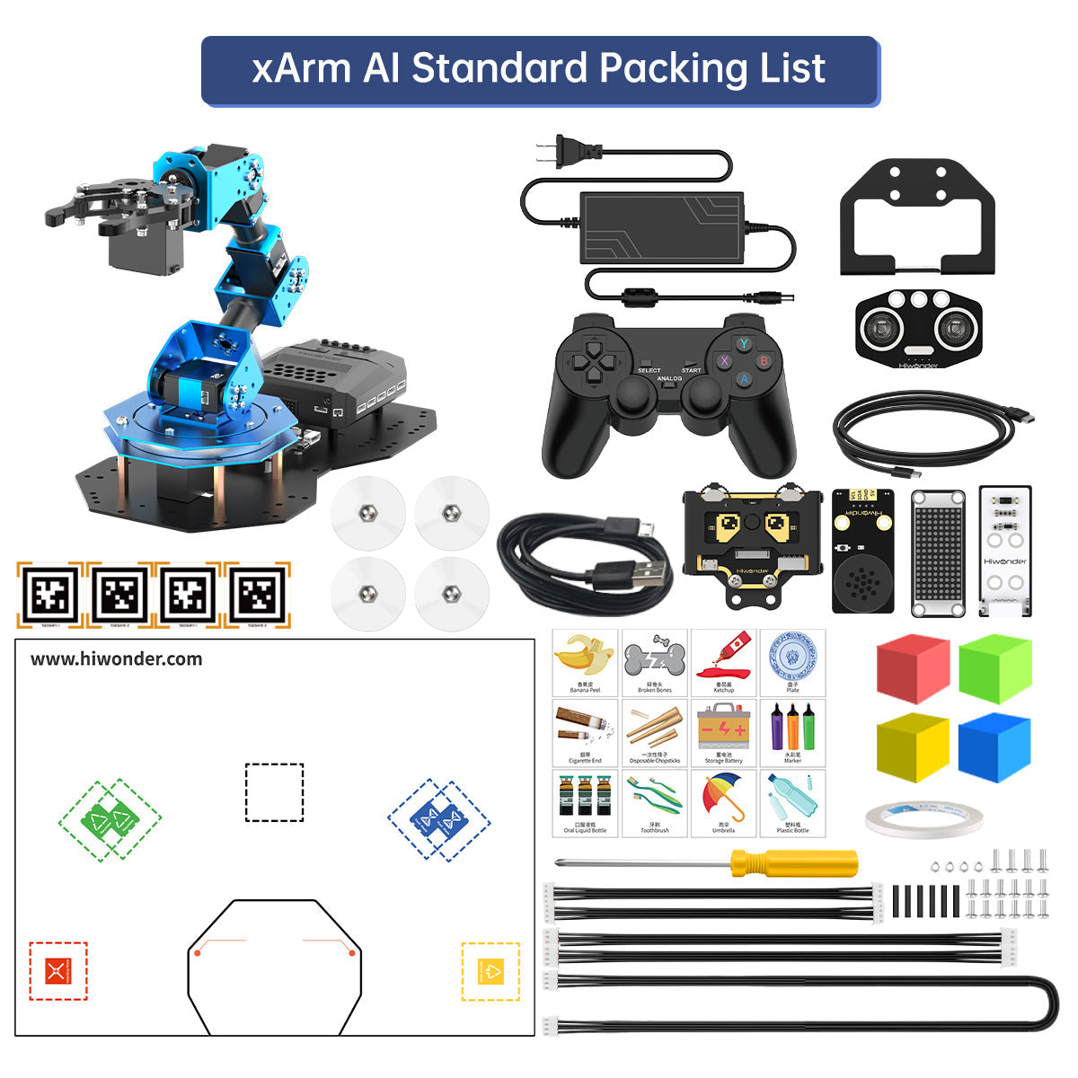 Image of xArm AI Desktop Programmable Robot Arm AI Vision Voice Arduino Scratch Python
