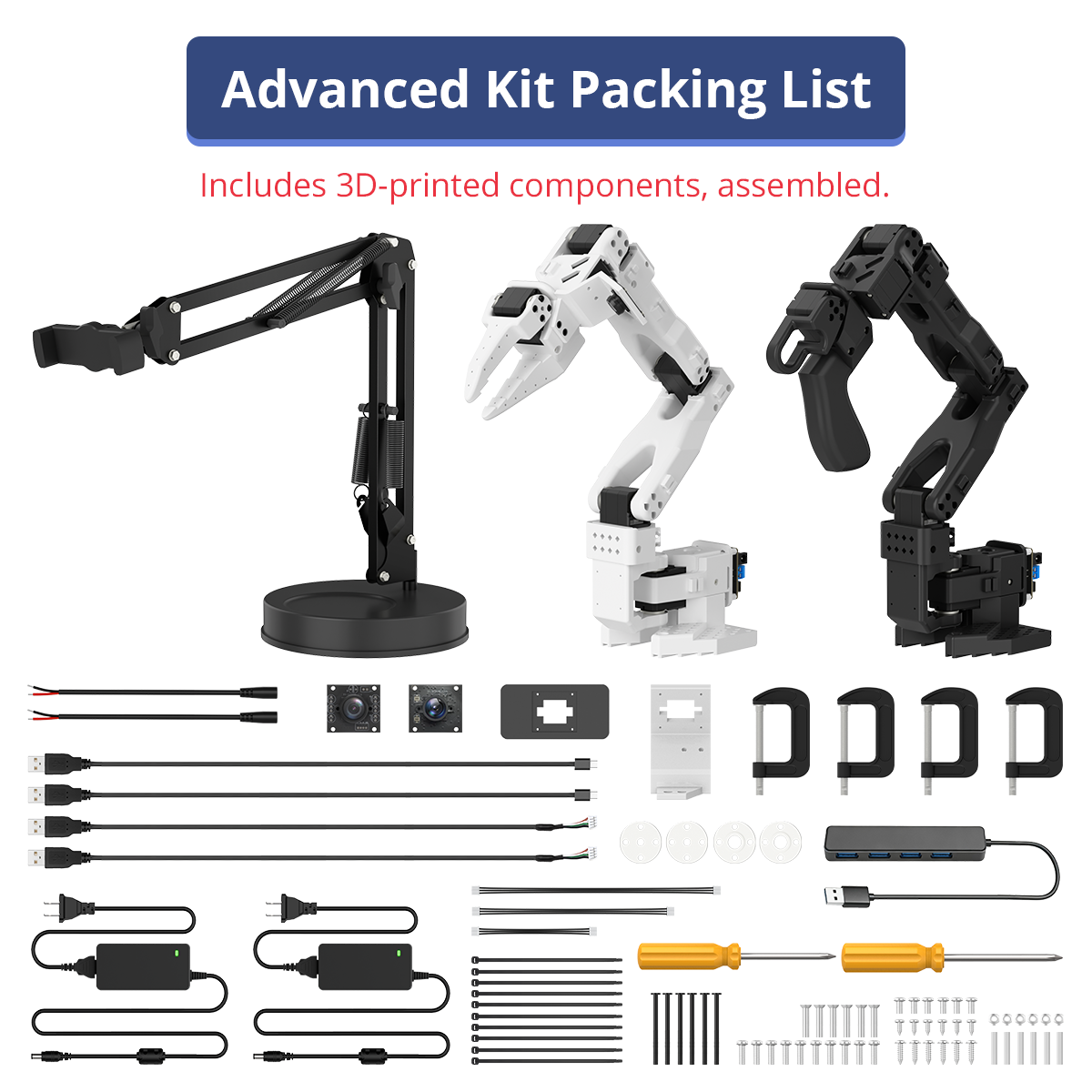 Image of LeRobot SO-ARM101 Open-Source VLA 6-Axis Robotic Arm AI Vision Embodied Intelligence