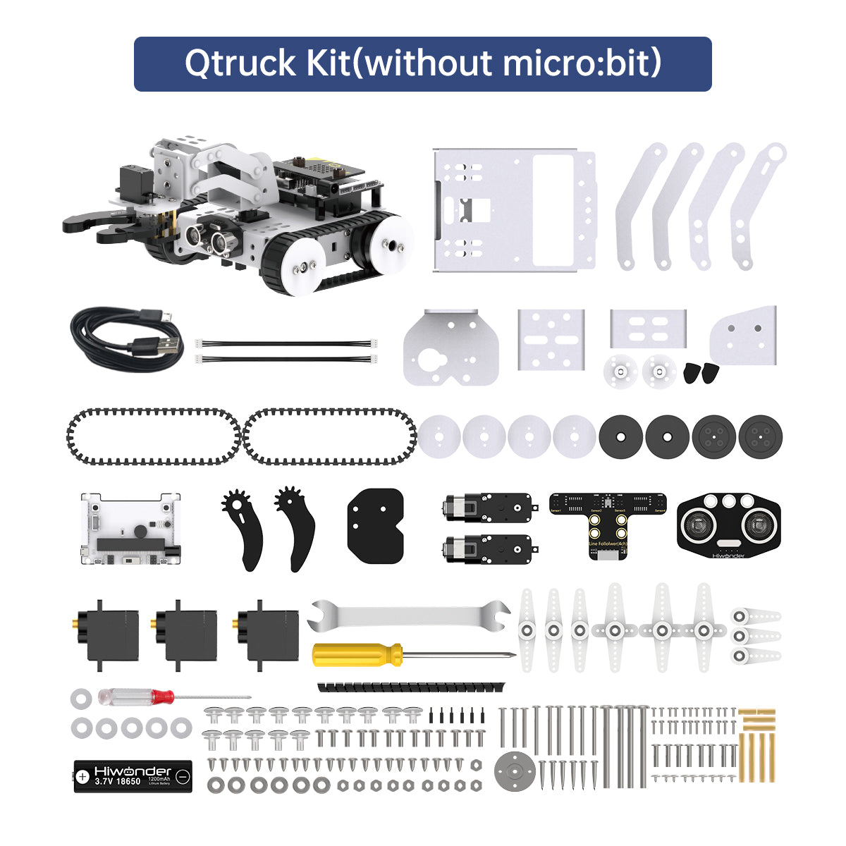 Image of Qtruck Programmable Educational Robot micro:bit Series