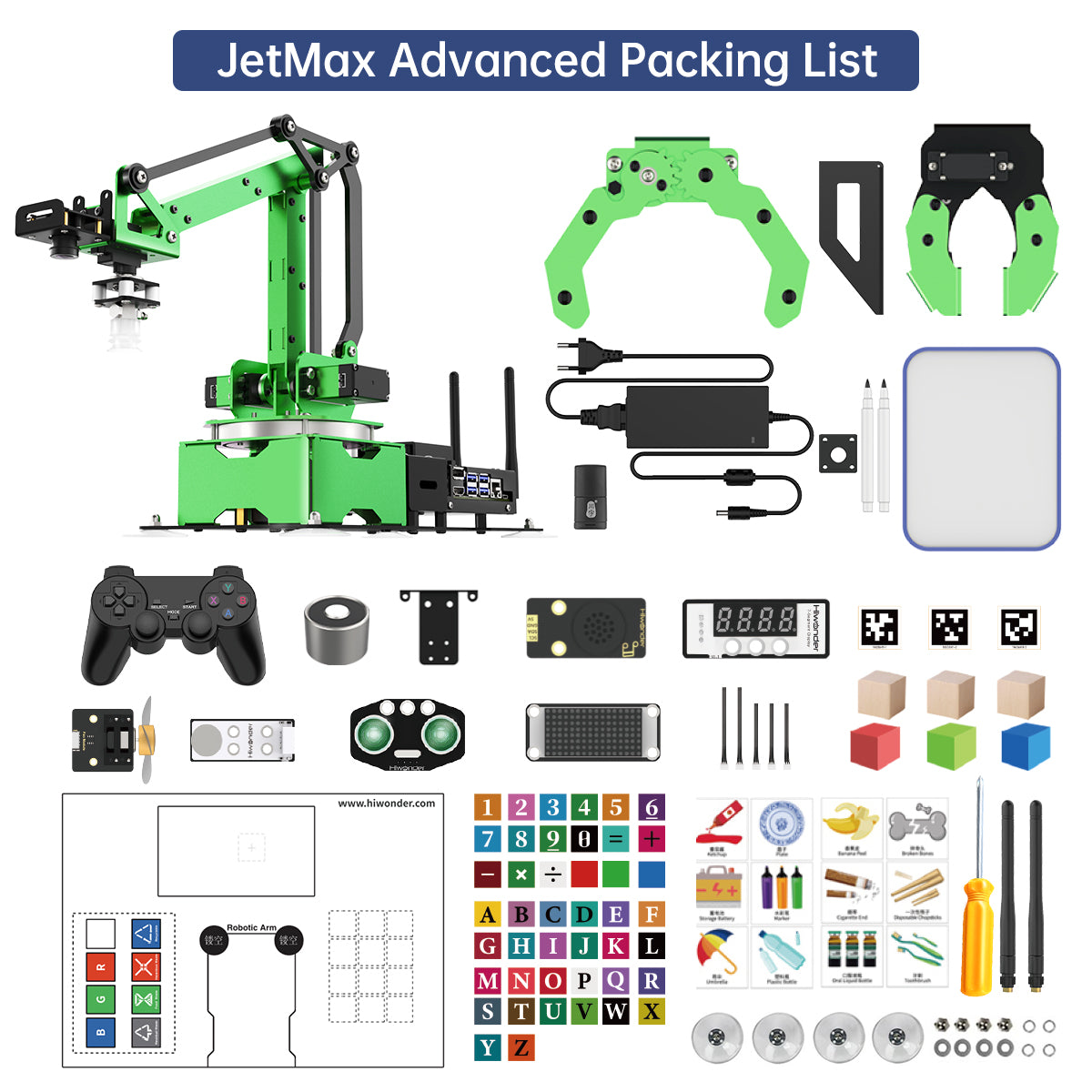 Image of JetMax JETSON NANO Robot Arm ROS Vision Recognition