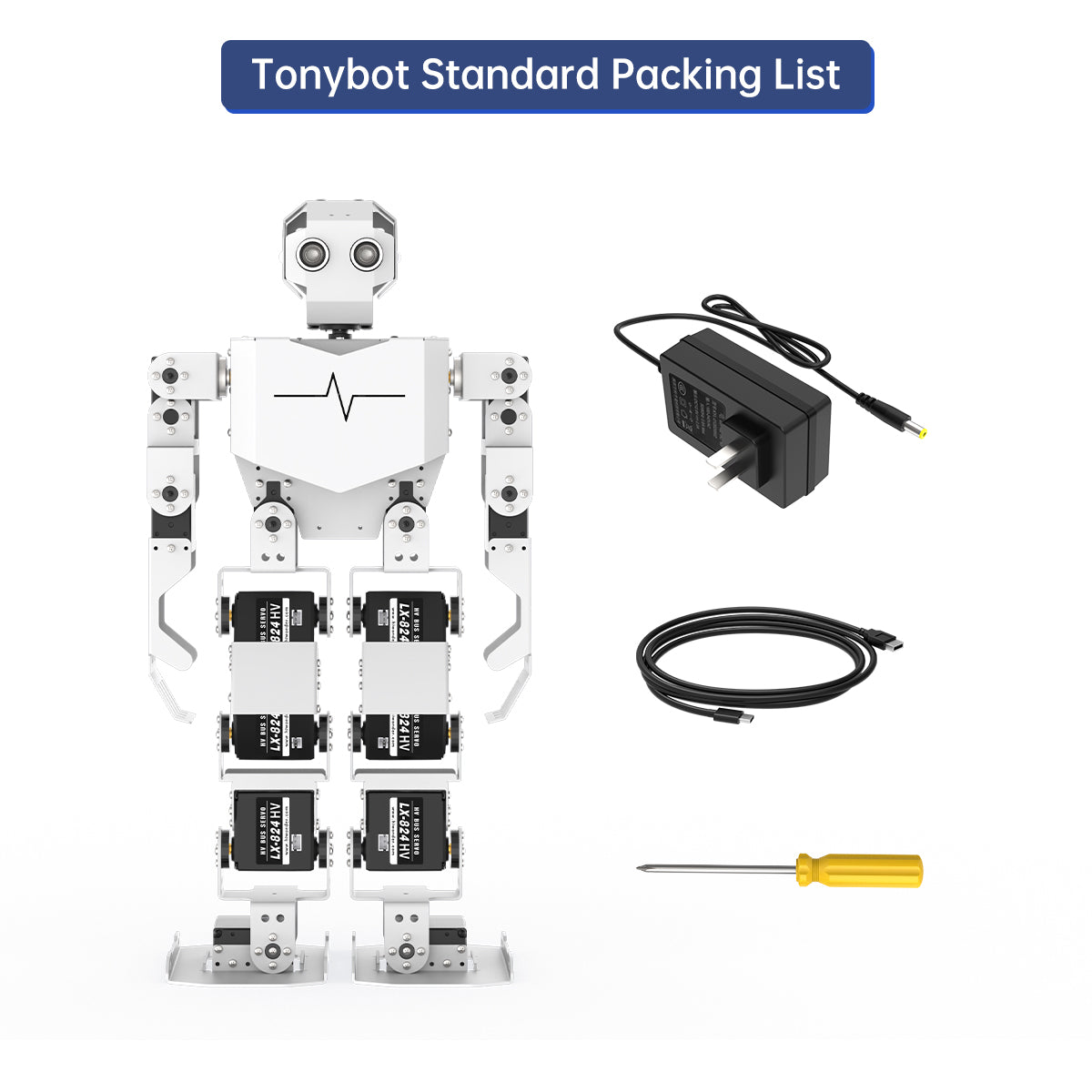 Image of Tonybot Humanoid Robot – Multimodal AI, Arduino, Scratch & Python
