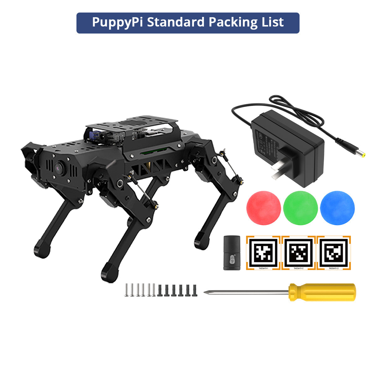Image of PuppyPi ROS Quadruped Robot Raspberry Pi ChatGPT Vision Voice LiDAR