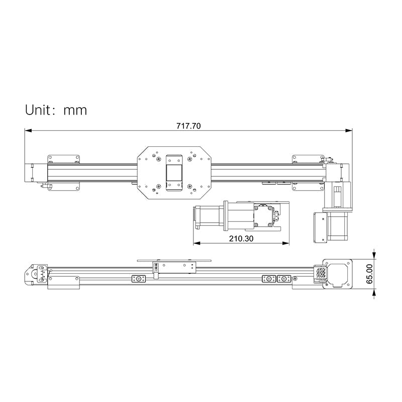 Image of Sliding Rail for Robot Arm DIY and Robot Cooperation Slider