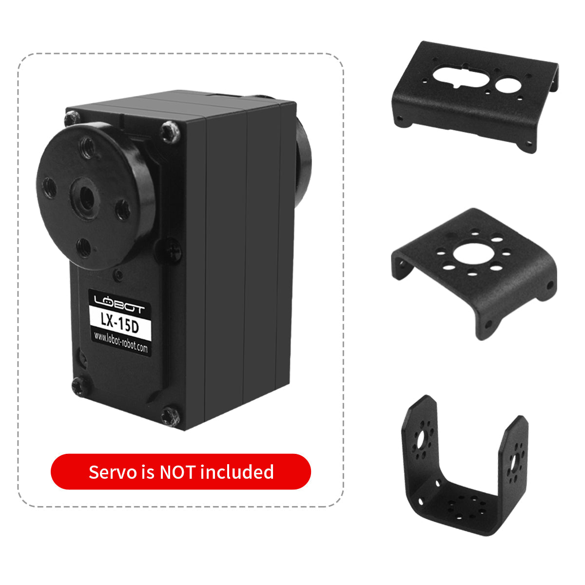 Image of Servo Bracket Compatible with LX-15D Bus Servo