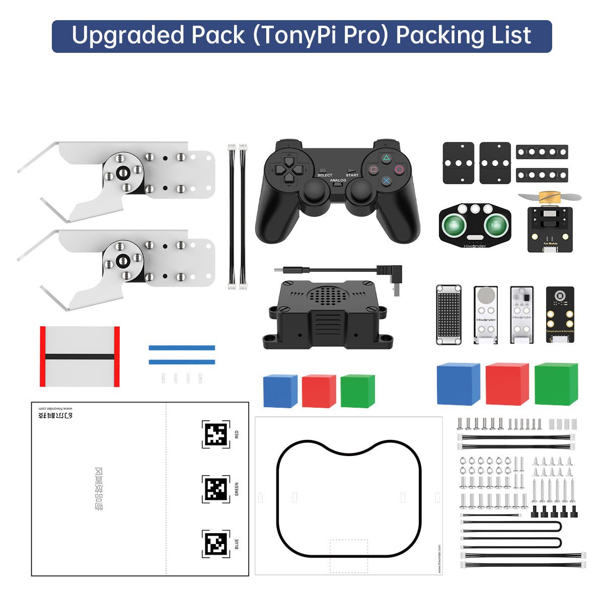 Image of TonyPi Pro AI Humanoid Robot – Raspberry Pi 5, ChatGPT, Vision & Voice