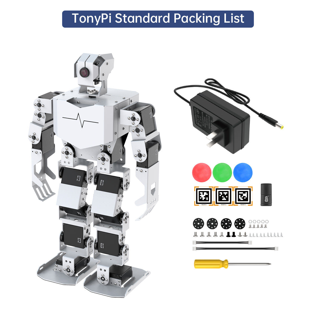 Image of TonyPi AI Humanoid Robot – Raspberry Pi 5, ChatGPT, Vision & Voice