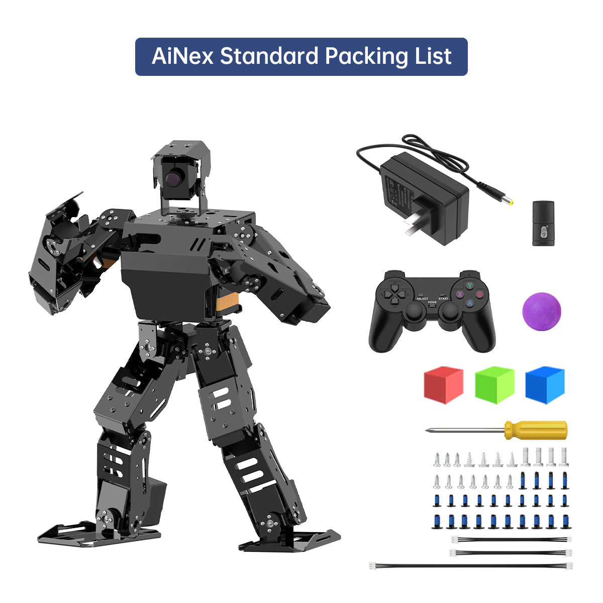 Image of AiNex Biped Humanoid Robot – Raspberry Pi Vision AI, ROS