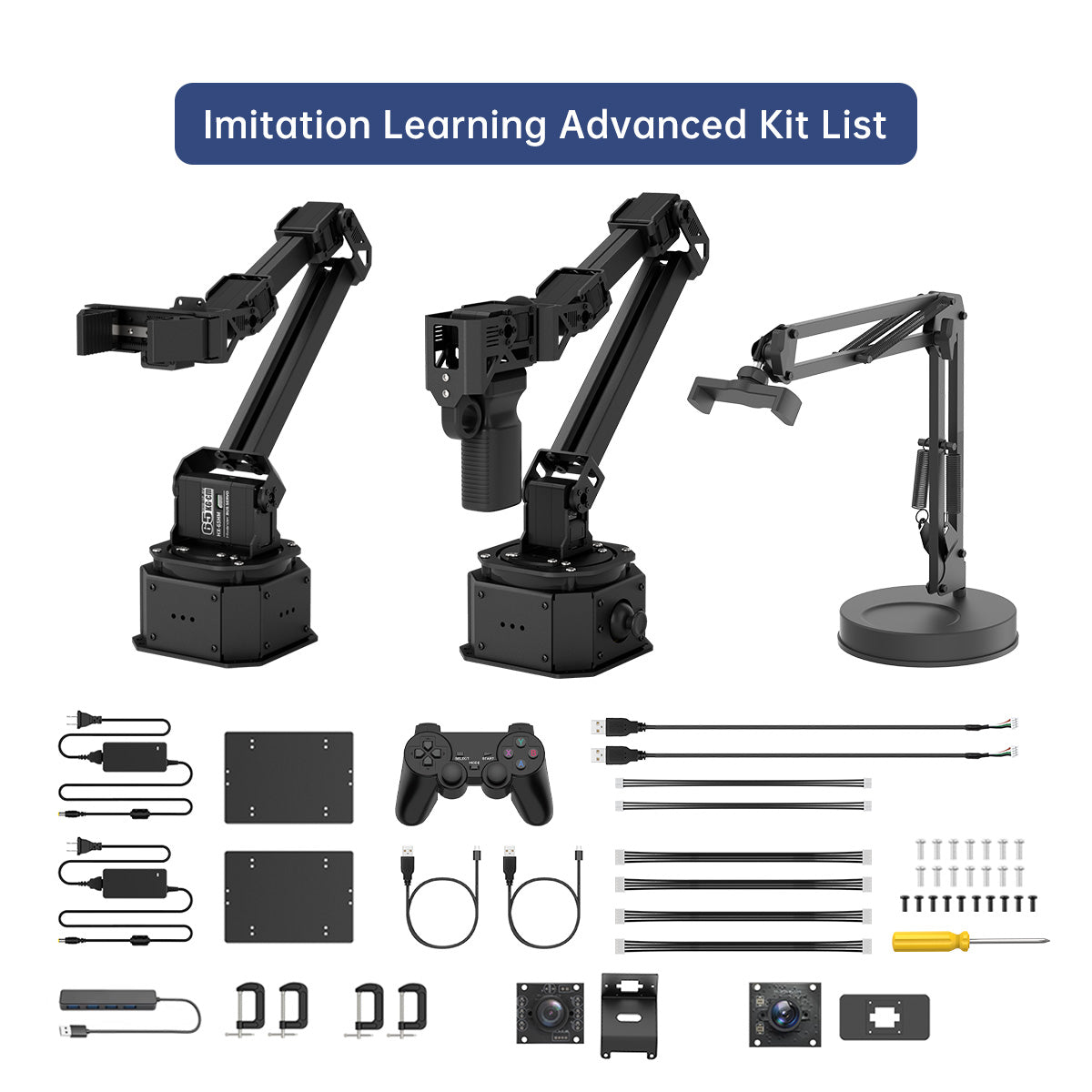Image of NexArm LeRobot VLA Open-Source 6-Axis Robotic Arm Embodied AI Imitation Learning ESP32