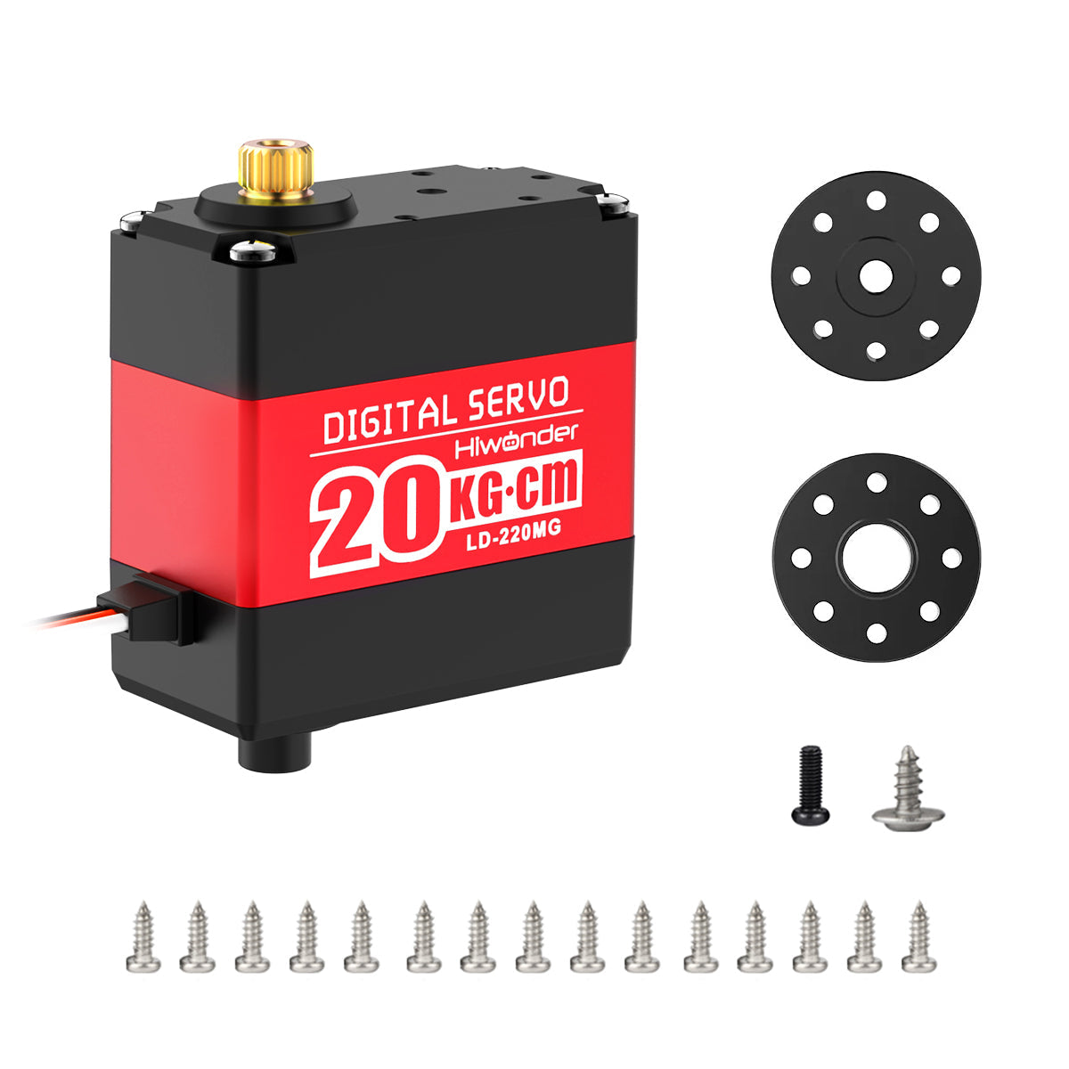 Image of LD-220MG Full Metal Gear Digital Servo Dual Ball Bearing