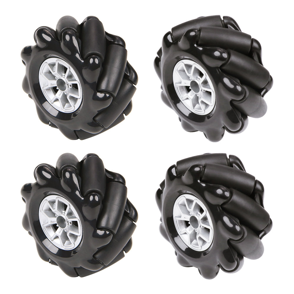 Image of Mecanum Wheel 60mm High Hardness Plastic Wheel for Robot Car DIY (black)