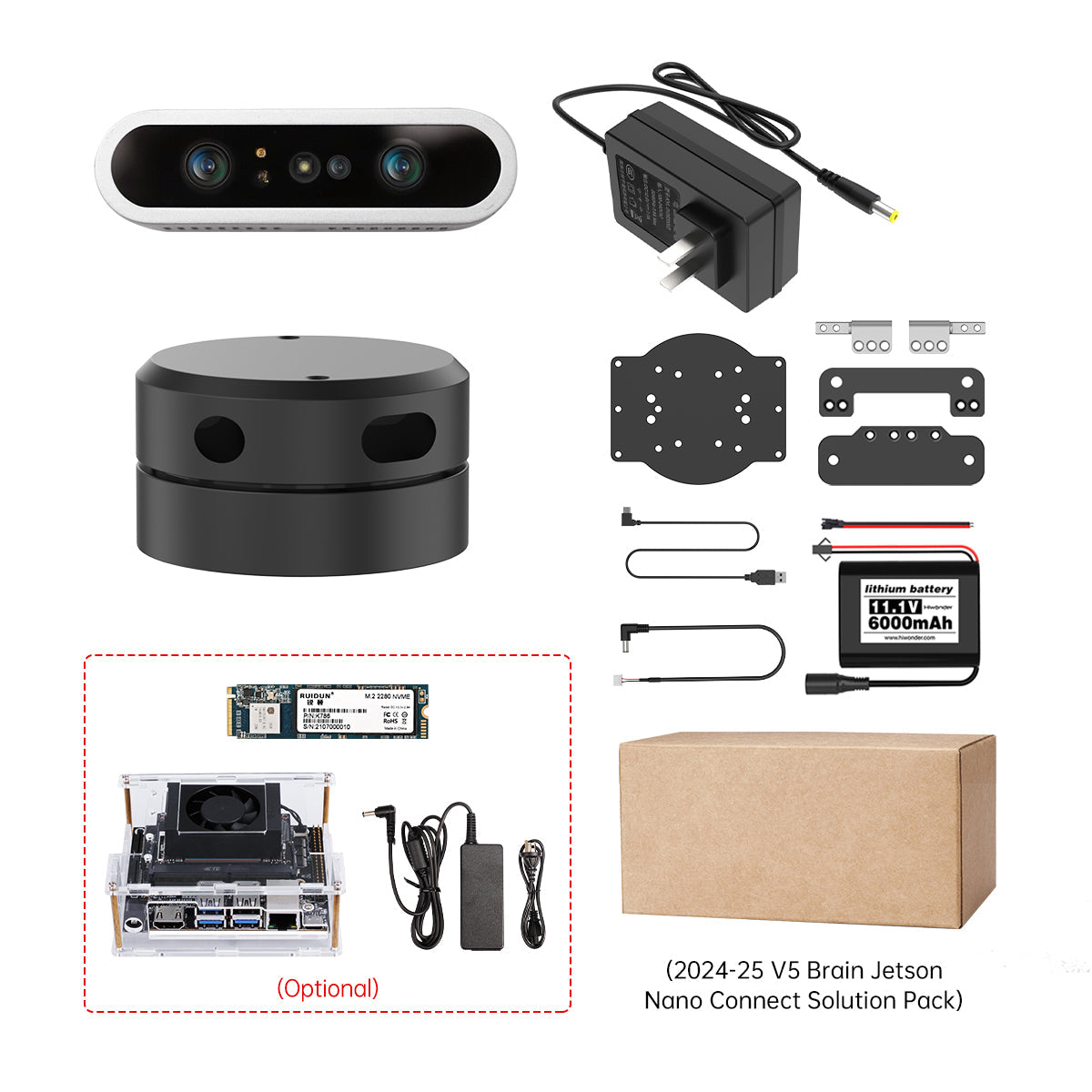 Image of AI Tool for VEX AI Robotics Competition VAIRC Depth Camera LiDAR Robot Programming