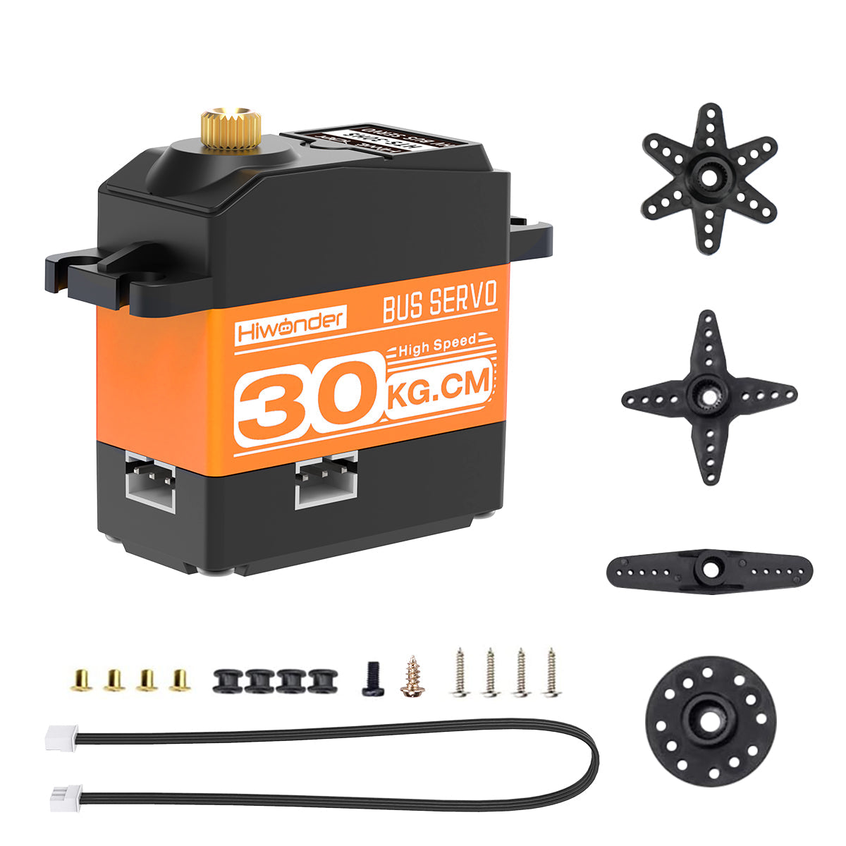 Image of HTS-30HS High-speed Serial Bus Servo Strong Magnet 30KG Large Torque for Dog Robots