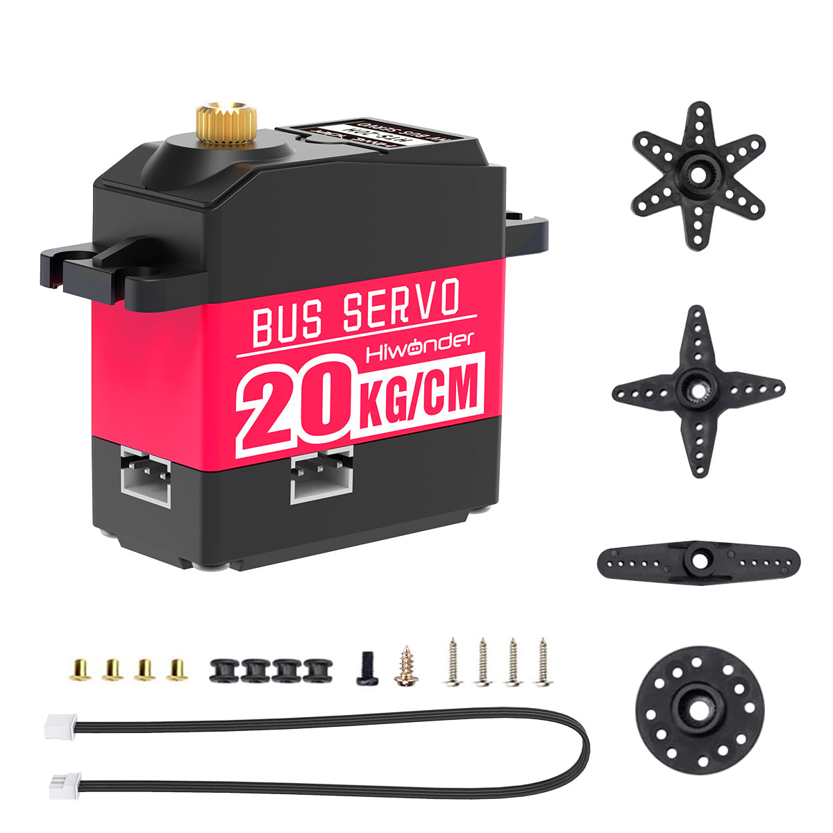 Image of HTS-20L Serial Bus Servo 20KG High Torque Position Feedback