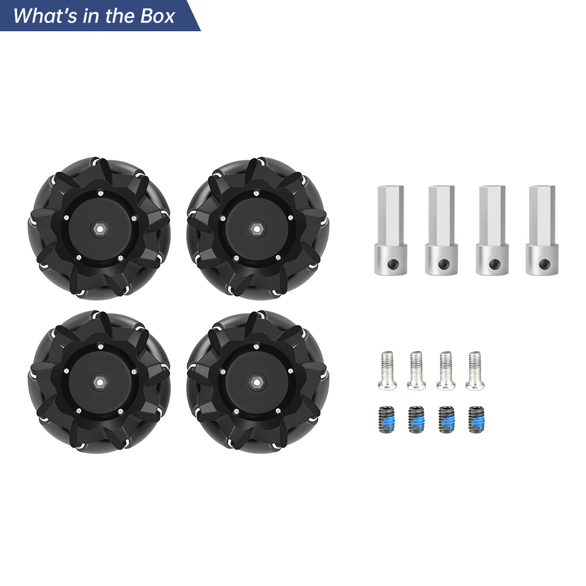 Image of 97mm Mecanum Wheel 360 Omnidirectional Tire Robot Smart Car