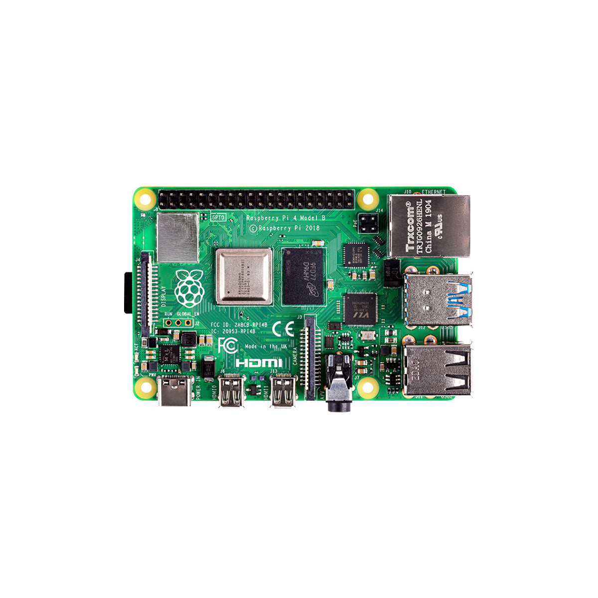 Image of Raspberry Pi 4B 4G/8G Board Python Programming AI Vision Linux Development Board