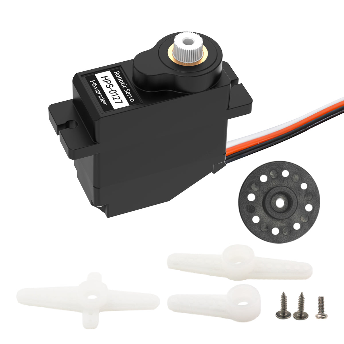 Image of Hiwonder HPS-0127 Micro High-Speed Anti-Blocking PWM Digital Servo 270°