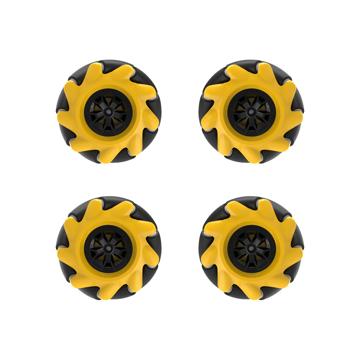 Image of Mecanum Wheel 60mm Omnidirectional Smart Robot Car (yellow)