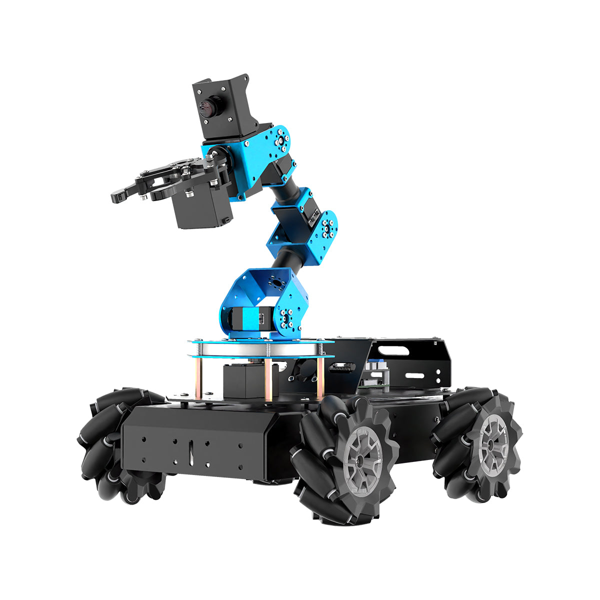 Image of ArmPi Pro ROS robotic arm mecanum wheel chassis